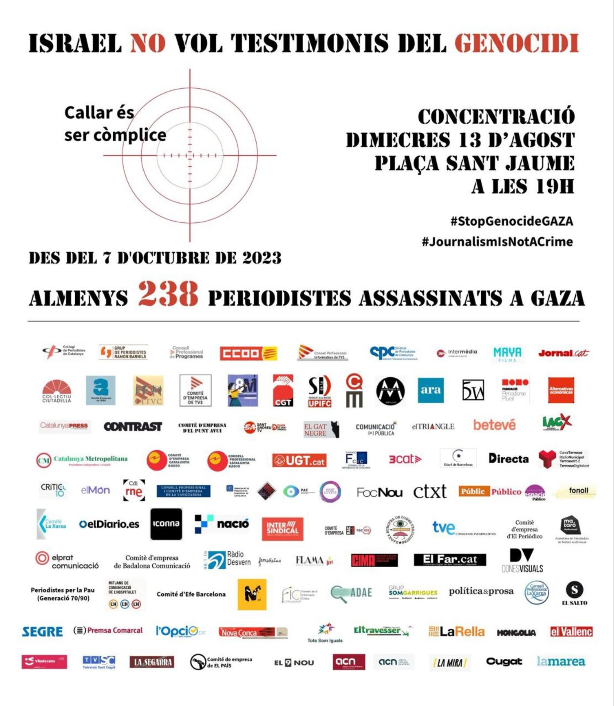 Cartel convo BCN